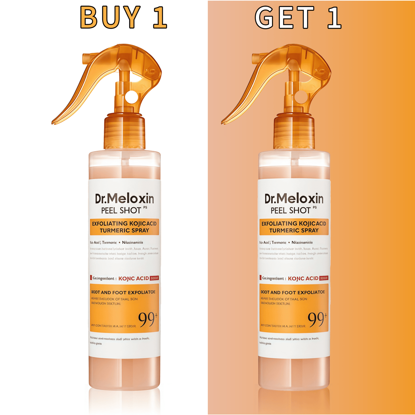 🚨Last 3 hours 50% off🔥Get Rid of Keratin Bumps Fast! Kojic Acid & Turmeric Peel Shot Spray✨ Smooth Skin, Zero Irritation | 🌿 Sensitive - Skin Safe | 👩‍⚕️ Clinically Tested - cikryna