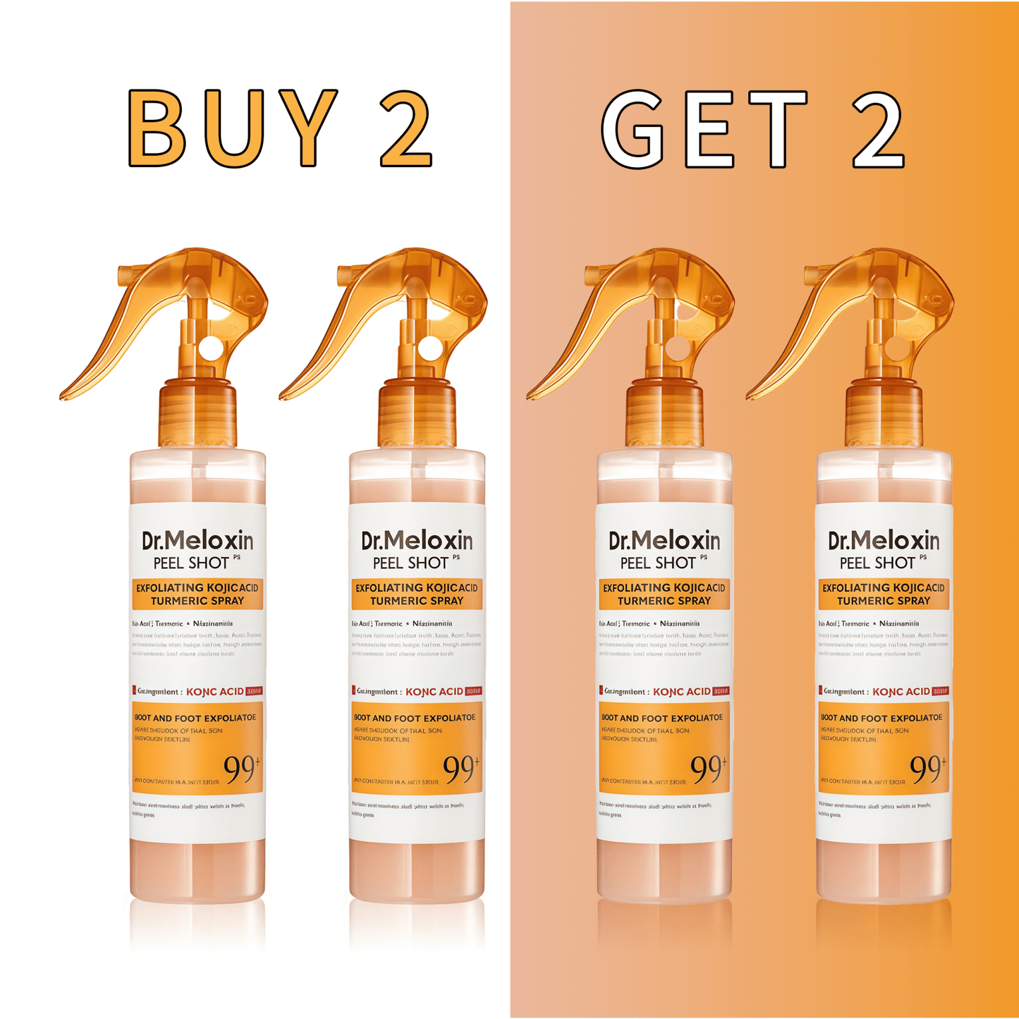 🚨Last 3 hours 50% off🔥Get Rid of Keratin Bumps Fast! Kojic Acid & Turmeric Peel Shot Spray✨ Smooth Skin, Zero Irritation | 🌿 Sensitive - Skin Safe | 👩‍⚕️ Clinically Tested - cikryna