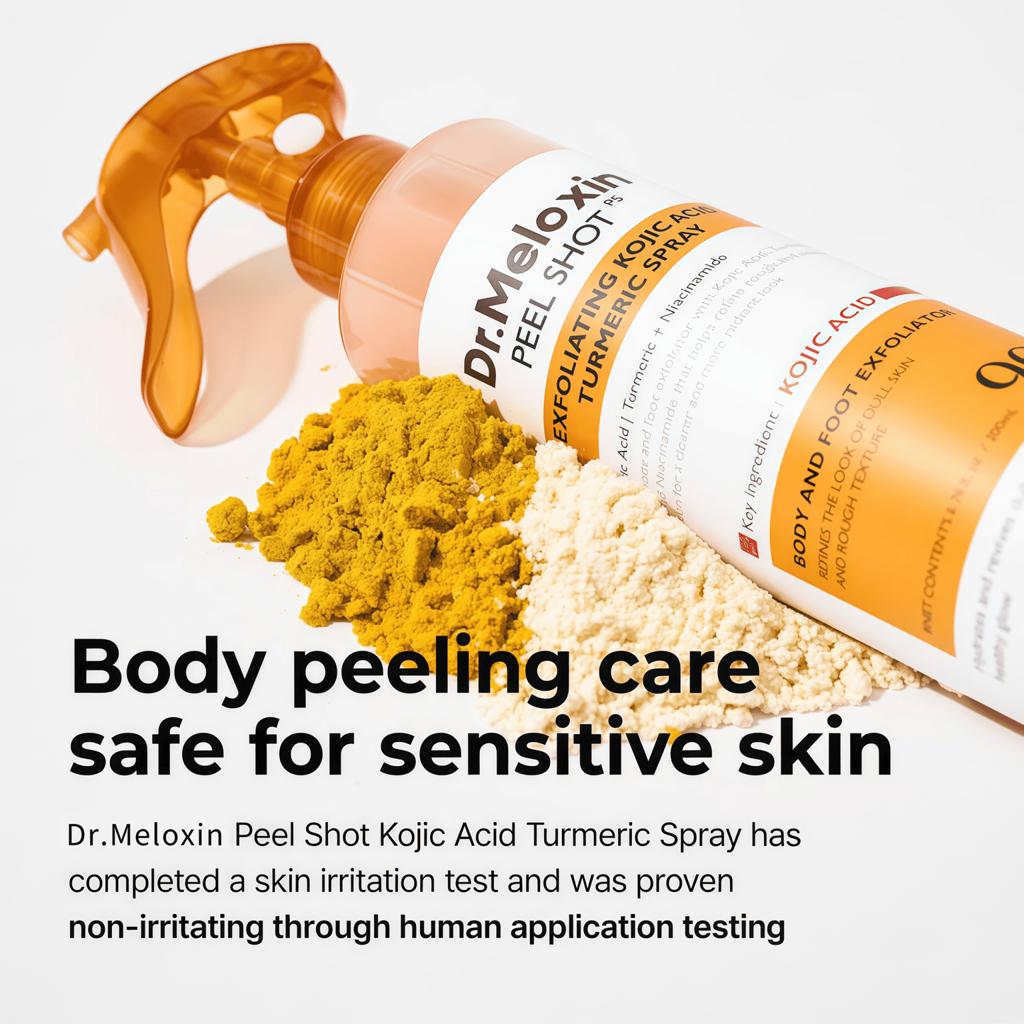 🚨Last 3 hours 50% off🔥Get Rid of Keratin Bumps Fast! Kojic Acid & Turmeric Peel Shot Spray✨ Smooth Skin, Zero Irritation | 🌿 Sensitive - Skin Safe | 👩‍⚕️ Clinically Tested - cikryna